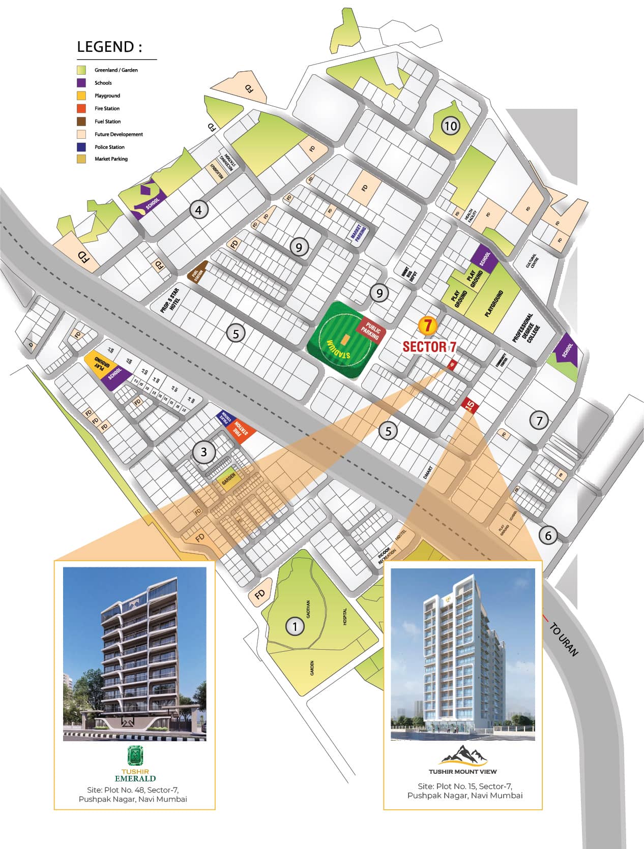 Pushpak Nagar Master Plan Map